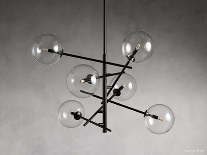 Roscoe Filtered Glass Round Chandelier
