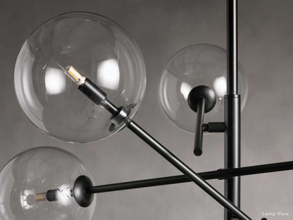 Roscoe Filtered Glass Round Chandelier