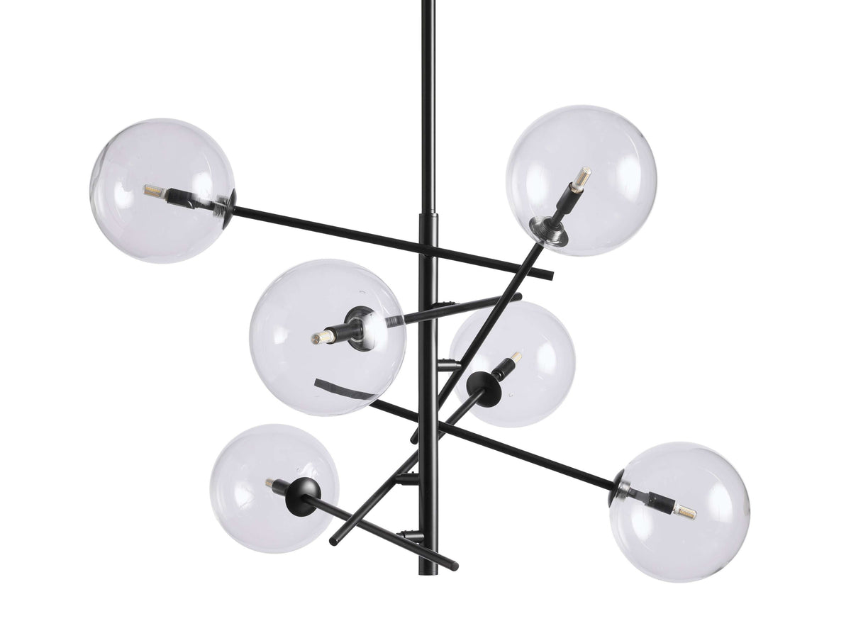 Roscoe Filtered Glass Round Chandelier