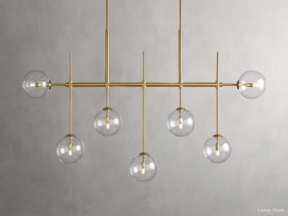 Roscoe Sputnik Glass Linear Chandelier