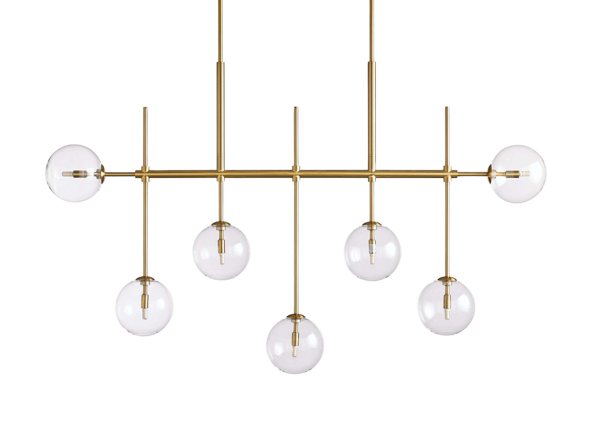 Roscoe Sputnik Glass Linear Chandelier