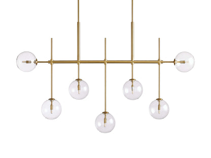 Roscoe Sputnik Glass Linear Chandelier
