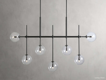 Roscoe Sputnik Glass Linear Chandelier