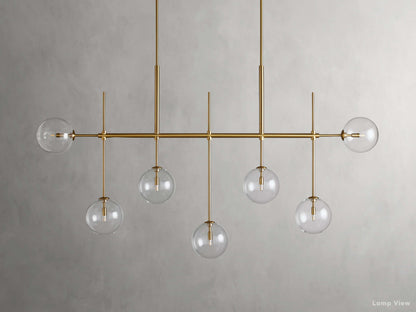 Roscoe Sputnik Glass Linear Chandelier