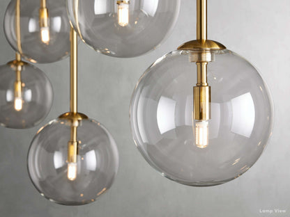 Roscoe Sputnik Glass Linear Chandelier