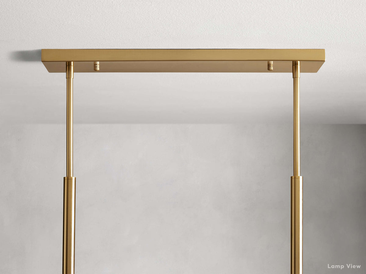 Roscoe Sputnik Glass Linear Chandelier
