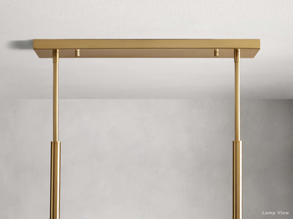 Roscoe Sputnik Glass Linear Chandelier