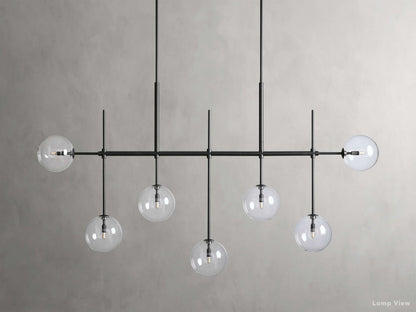 Roscoe Sputnik Glass Linear Chandelier
