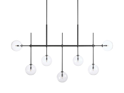 Roscoe Sputnik Glass Linear Chandelier