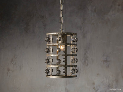 La Cage Framed Crystal Pendant Light