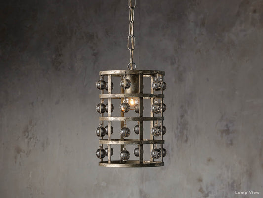 La Cage Framed Crystal Pendant Light