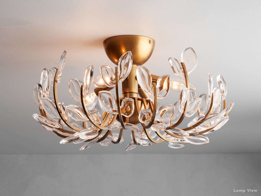 Adela Petal Glow Flush Mount