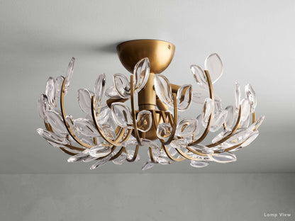 Adela Petal Glow Flush Mount