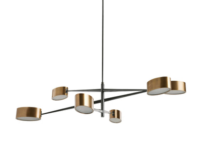 Etoile Starburst Form Round Chandelier