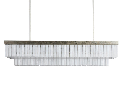 Cameron Historic Selenite Rectangular Chandelier