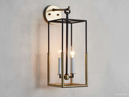 Holt Sleek Boxy Wall Sconce