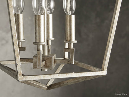 Garnet Polygonal Outline Pendant Light