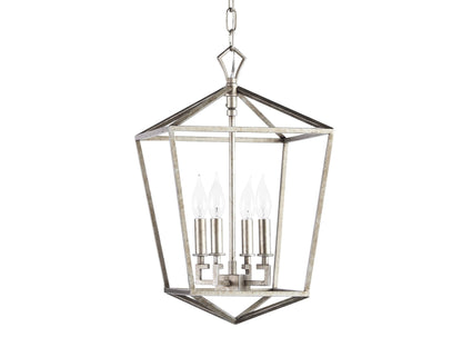 Garnet Polygonal Outline Pendant Light