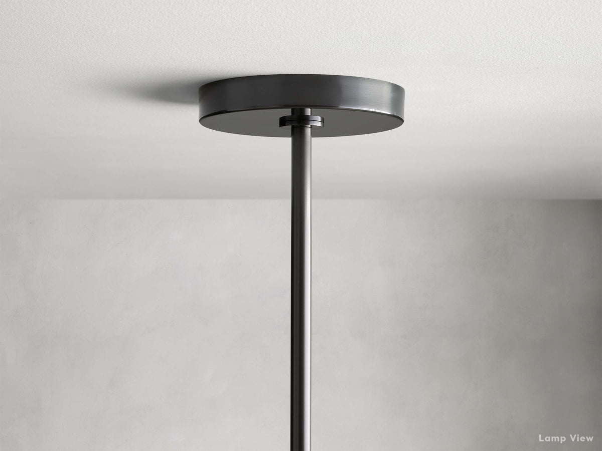Noella Axial Sphere Glass Chandelier