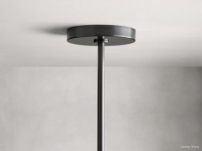 Noella Axial Sphere Glass Chandelier