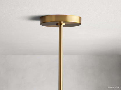 Noella Axial Sphere Glass Chandelier