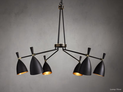 Jacarra Contrast Shade Round Chandelier