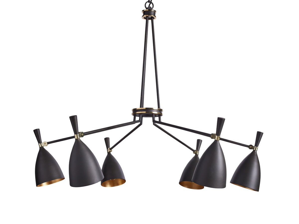 Jacarra Contrast Shade Round Chandelier