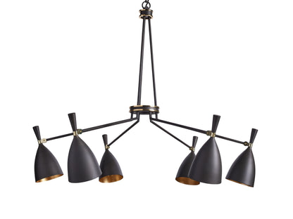 Jacarra Contrast Shade Round Chandelier