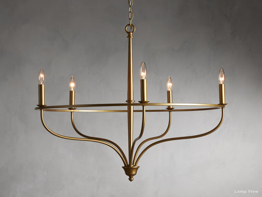Rosalind Arcuate Curled Round Chandelier