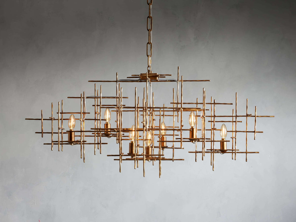 Fritz Vintage Linear Chandelier