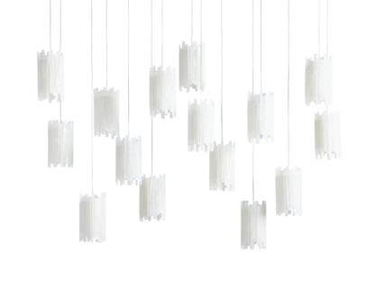 Gianna Ambient Selenite Rectangular Chandelier