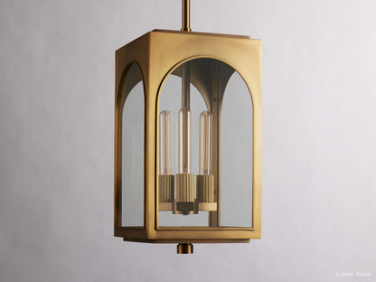 Palladian Facade Glass Outdoor Pendant Light