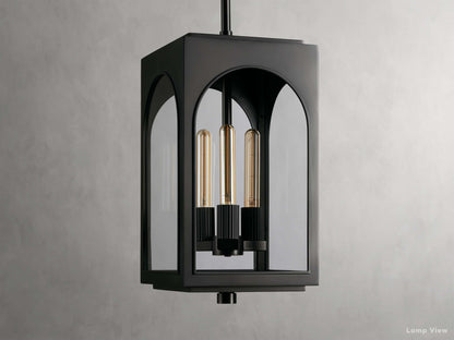 Palladian Facade Glass Outdoor Pendant Light