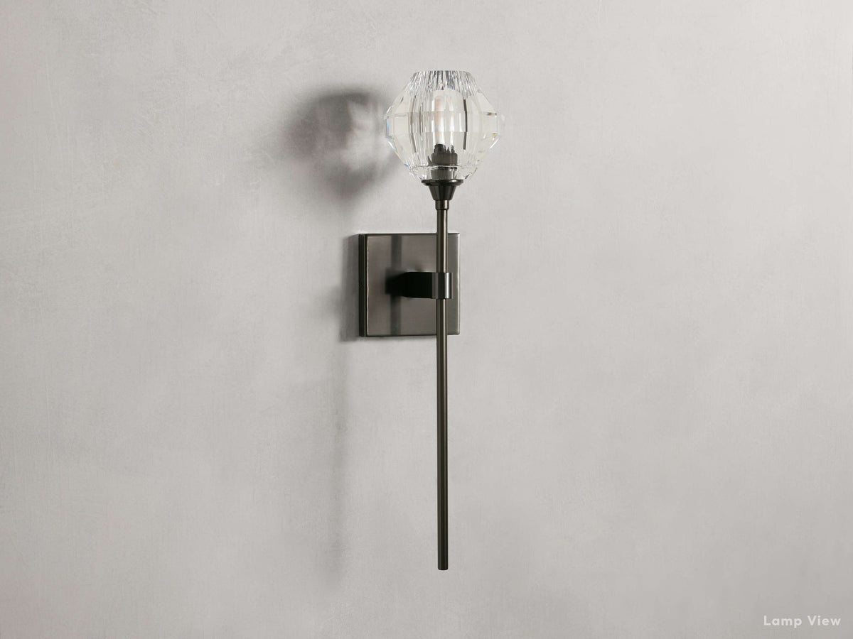 Amoroso Crystal Motif Wall Sconce