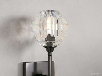 Amoroso Crystal Motif Wall Sconce
