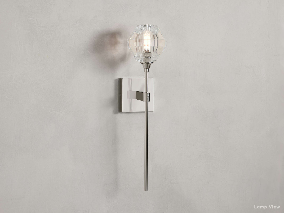 Amoroso Crystal Motif Wall Sconce