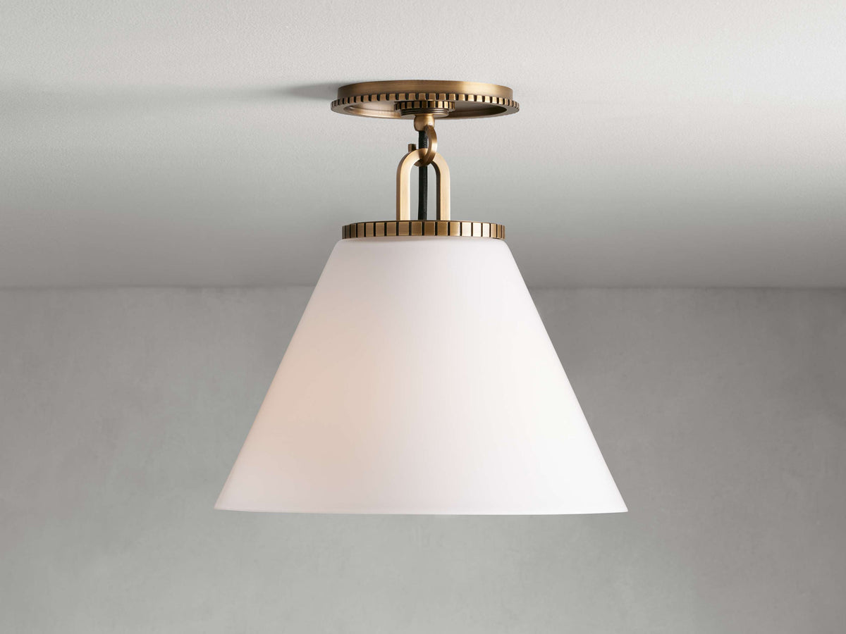 Wescott Cone Flush Mount