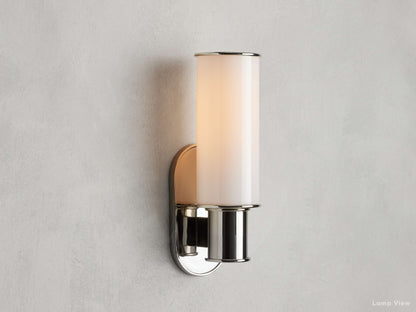 Harlin Milk Glass Wall Sconce