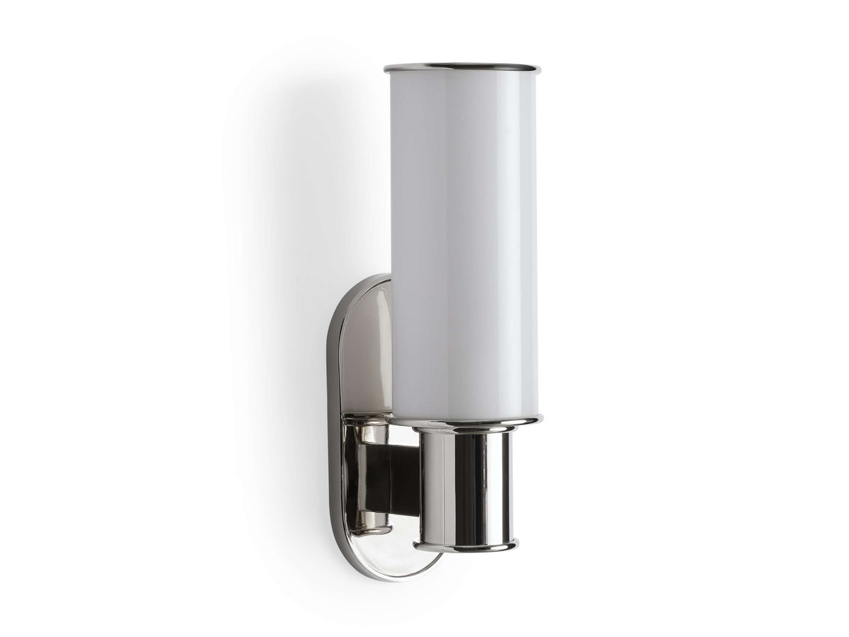 Harlin Milk Glass Wall Sconce