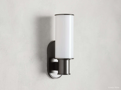 Harlin Milk Glass Wall Sconce