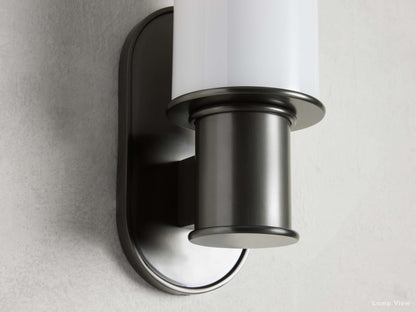 Harlin Milk Glass Wall Sconce