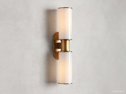 Harlin Milk Glass Wall Sconce