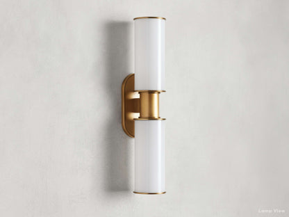 Harlin Milk Glass Wall Sconce