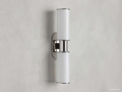 Harlin Milk Glass Wall Sconce