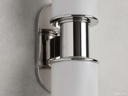Harlin Milk Glass Wall Sconce