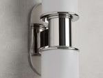Harlin Milk Glass Wall Sconce
