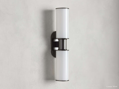 Harlin Milk Glass Wall Sconce