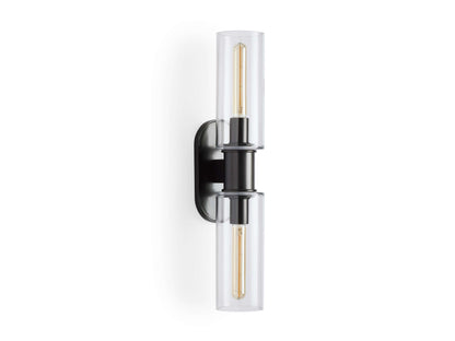 Harlin Clear Glass Wall Sconce