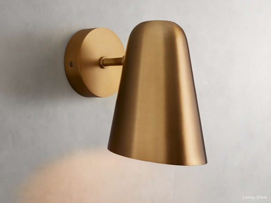Elih Metal Hood Wall Sconce