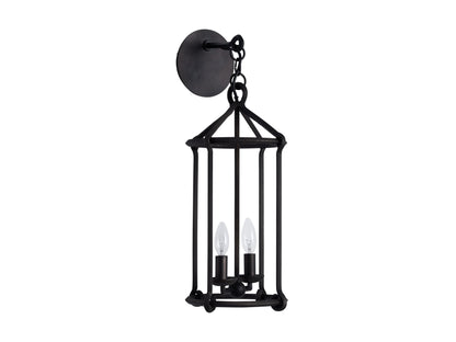 Gavin Rustic Cage Wall Sconce